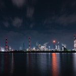 磯津・鈴鹿川河口（工場夜景）4
